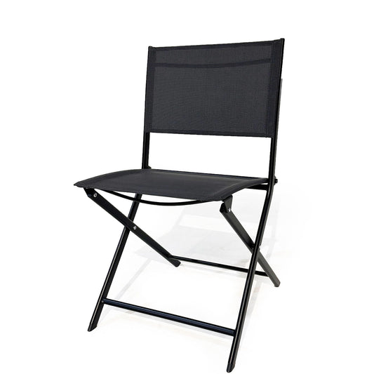 3 Piece Set Foldable Patio Table And Chairs