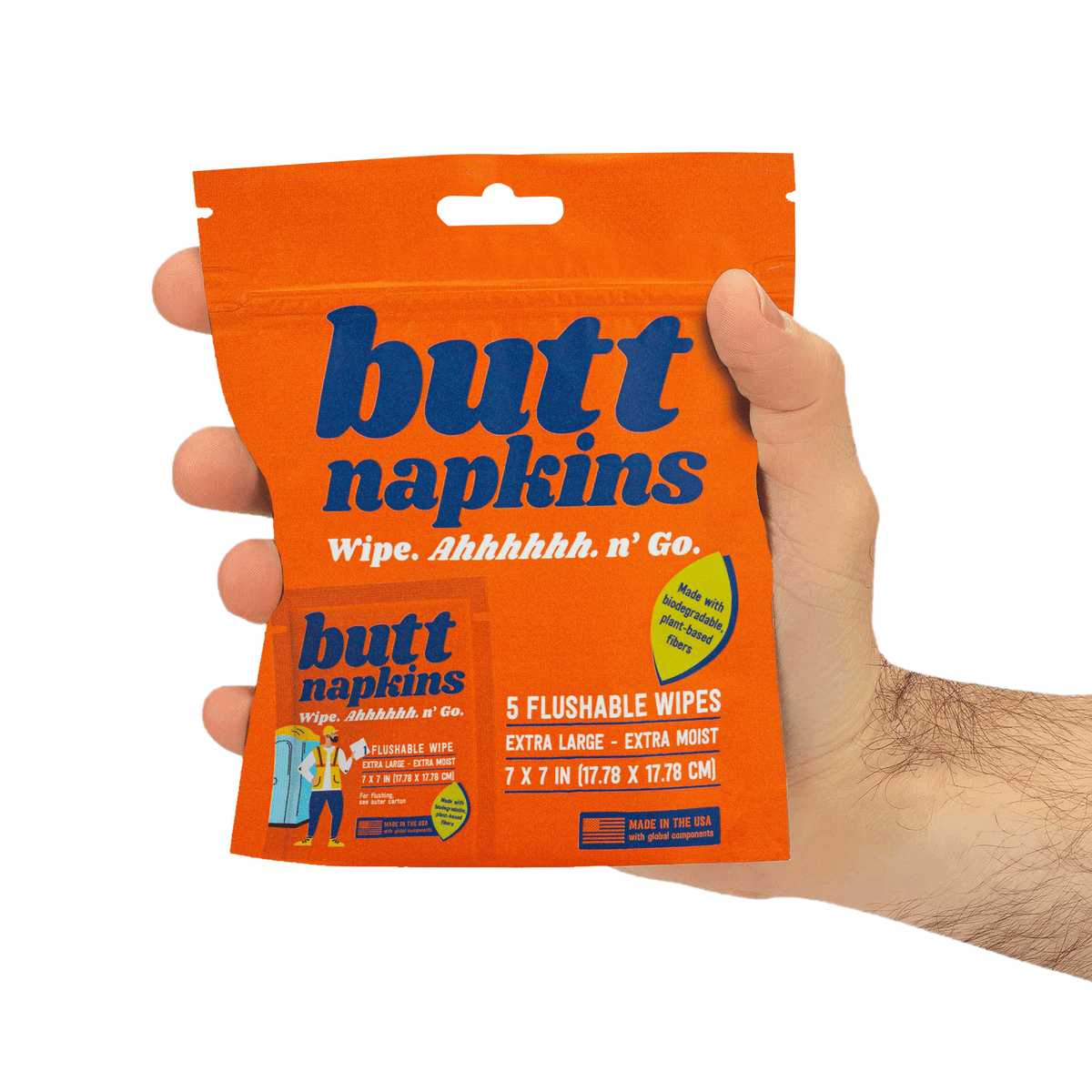 BUTT NAPKINS