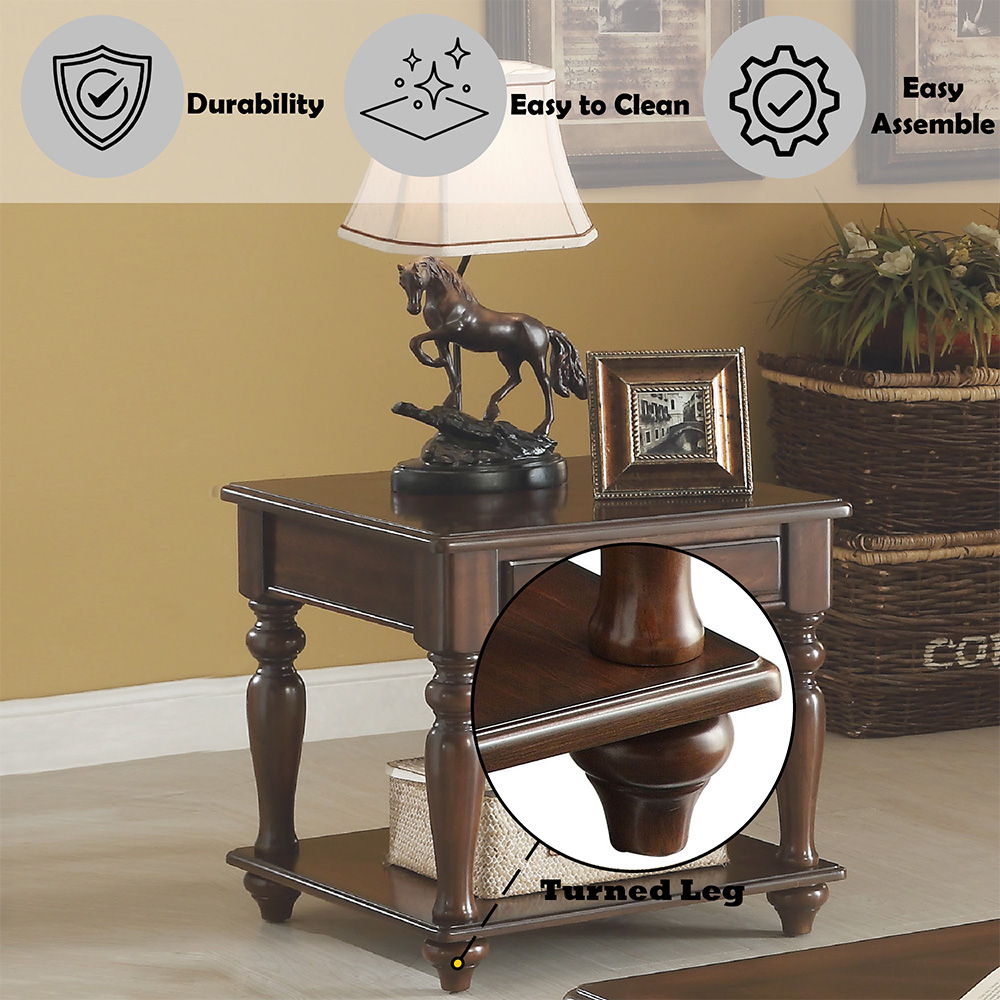 Walnut End Table