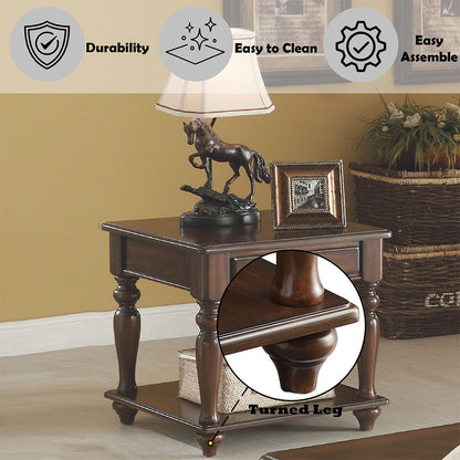 Walnut End Table