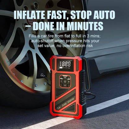 2-in-1 Tire Inflator And Jump Starter
