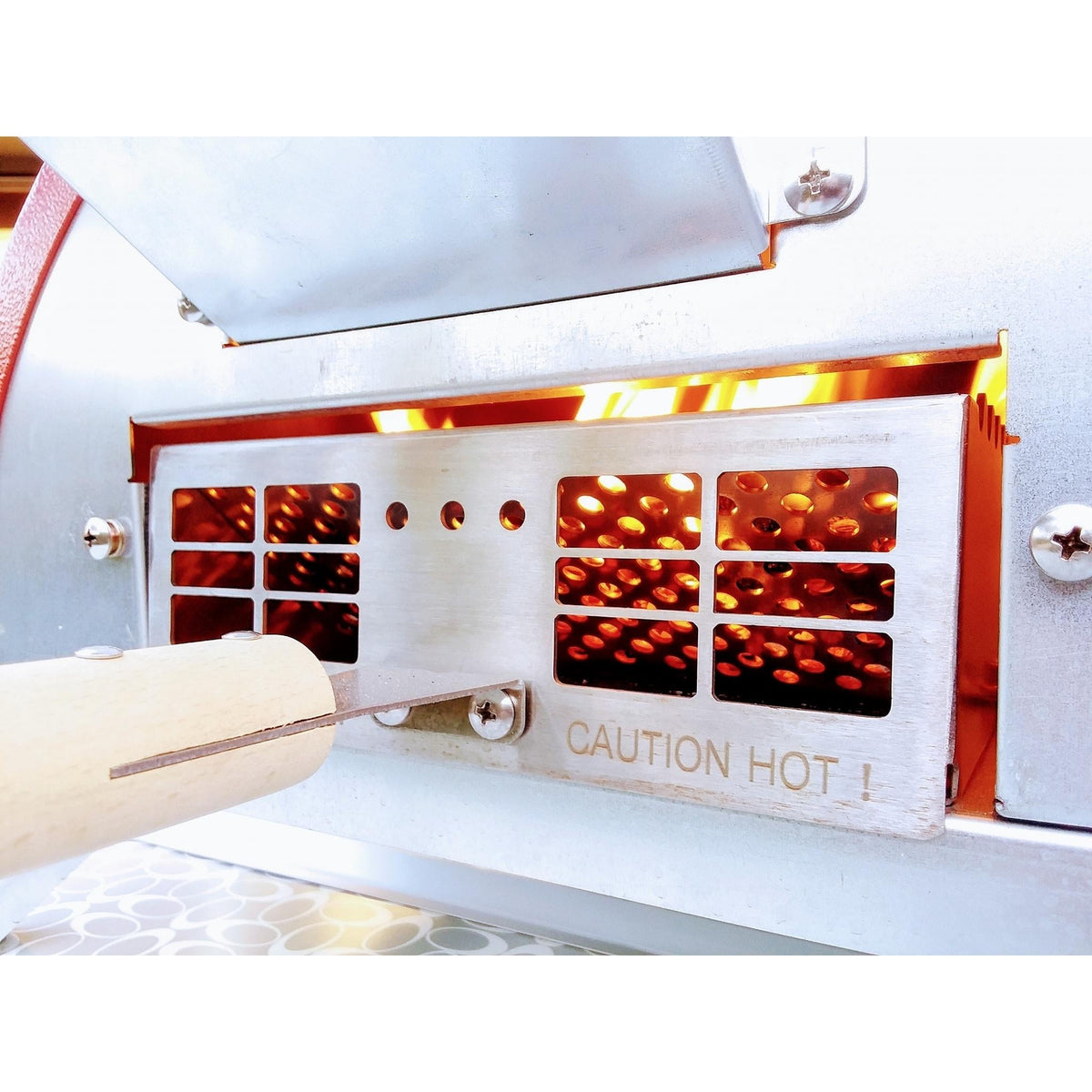 Portable Wood-Fired Pizza Oven.