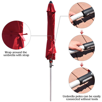 9' Outdoor Patio Umbrella