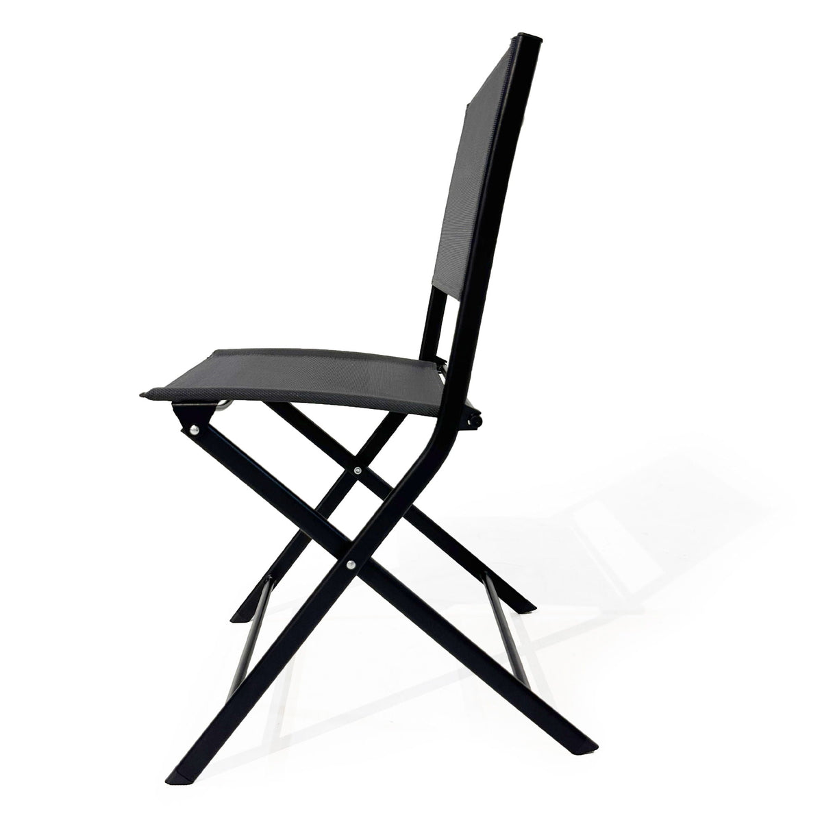 3 Piece Set Foldable Patio Table And Chairs