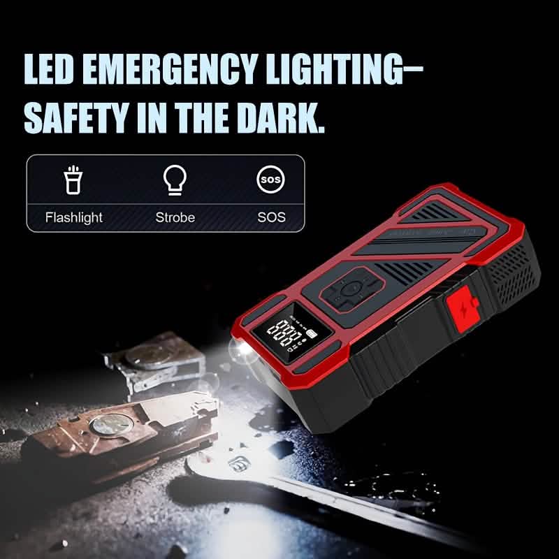 2-in-1 Tire Inflator And Jump Starter
