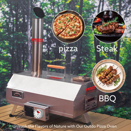 12" Stainless Steel Pizza Outdoor Oven