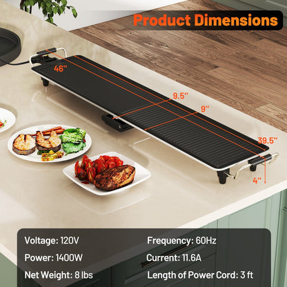 39.5 Inch Extra Large Electric Griddle