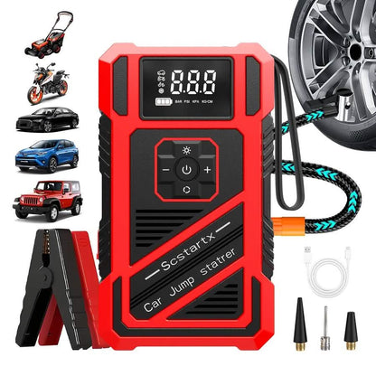 2-in-1 Tire Inflator And Jump Starter