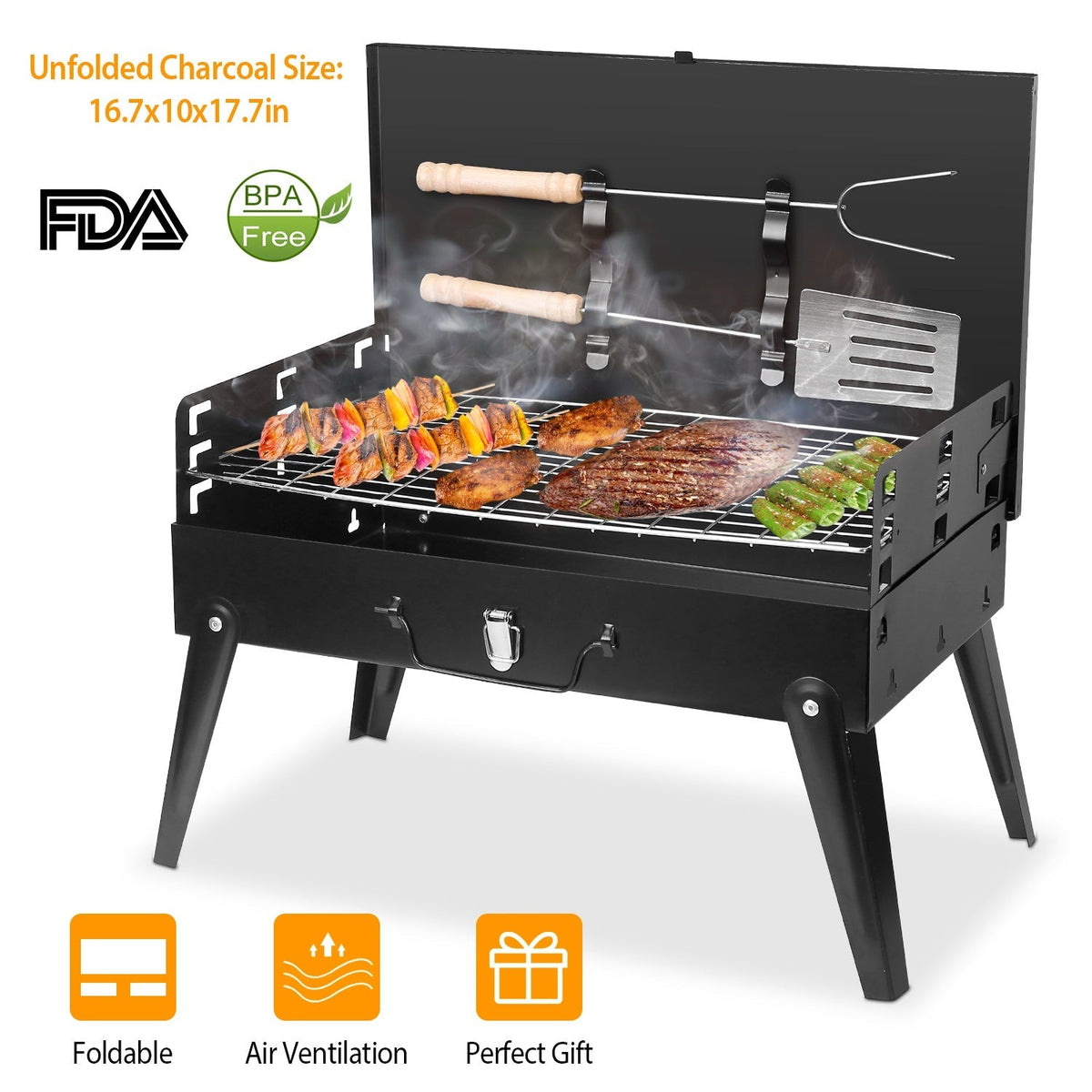 Portable Charcoal Grill