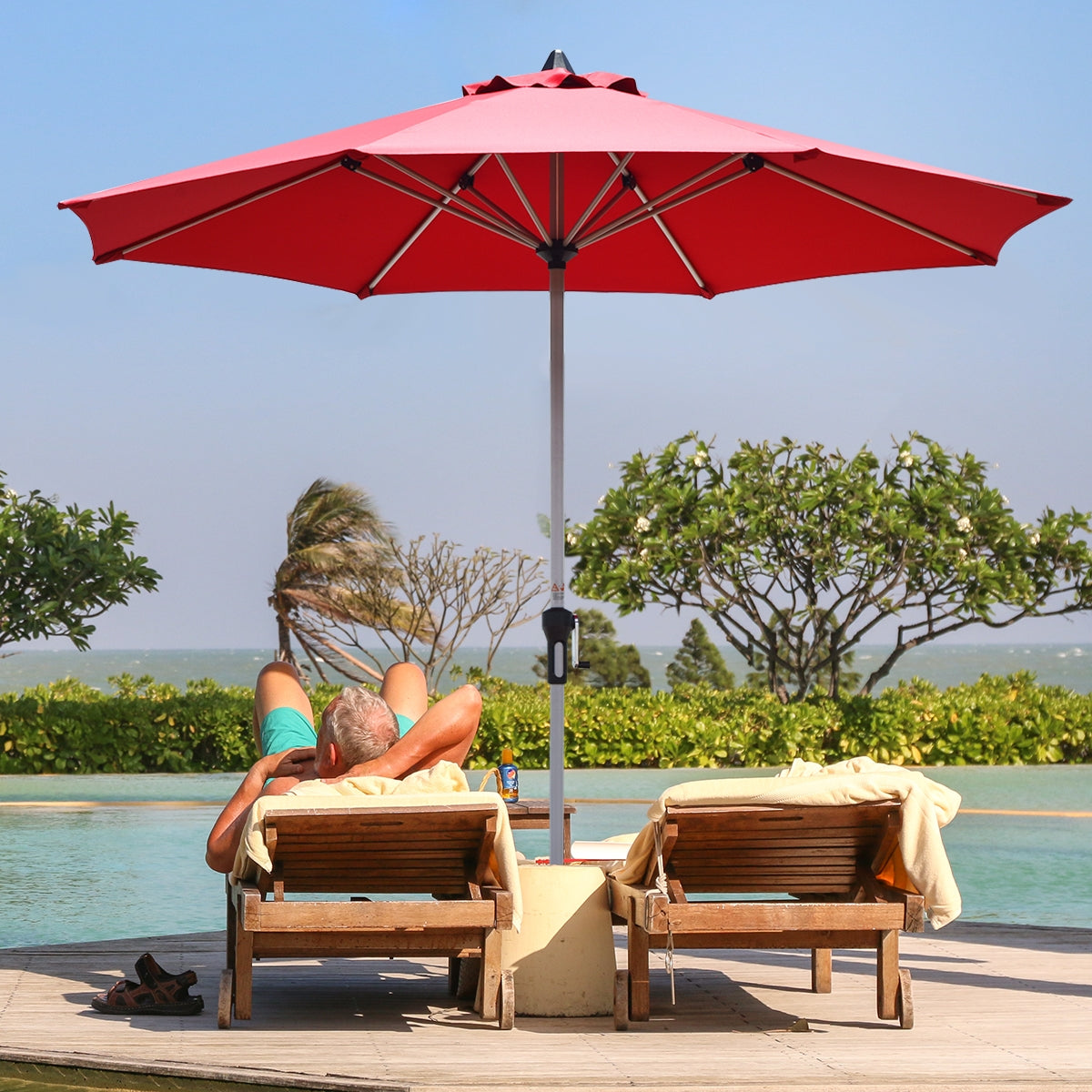 9' Outdoor Patio Umbrella