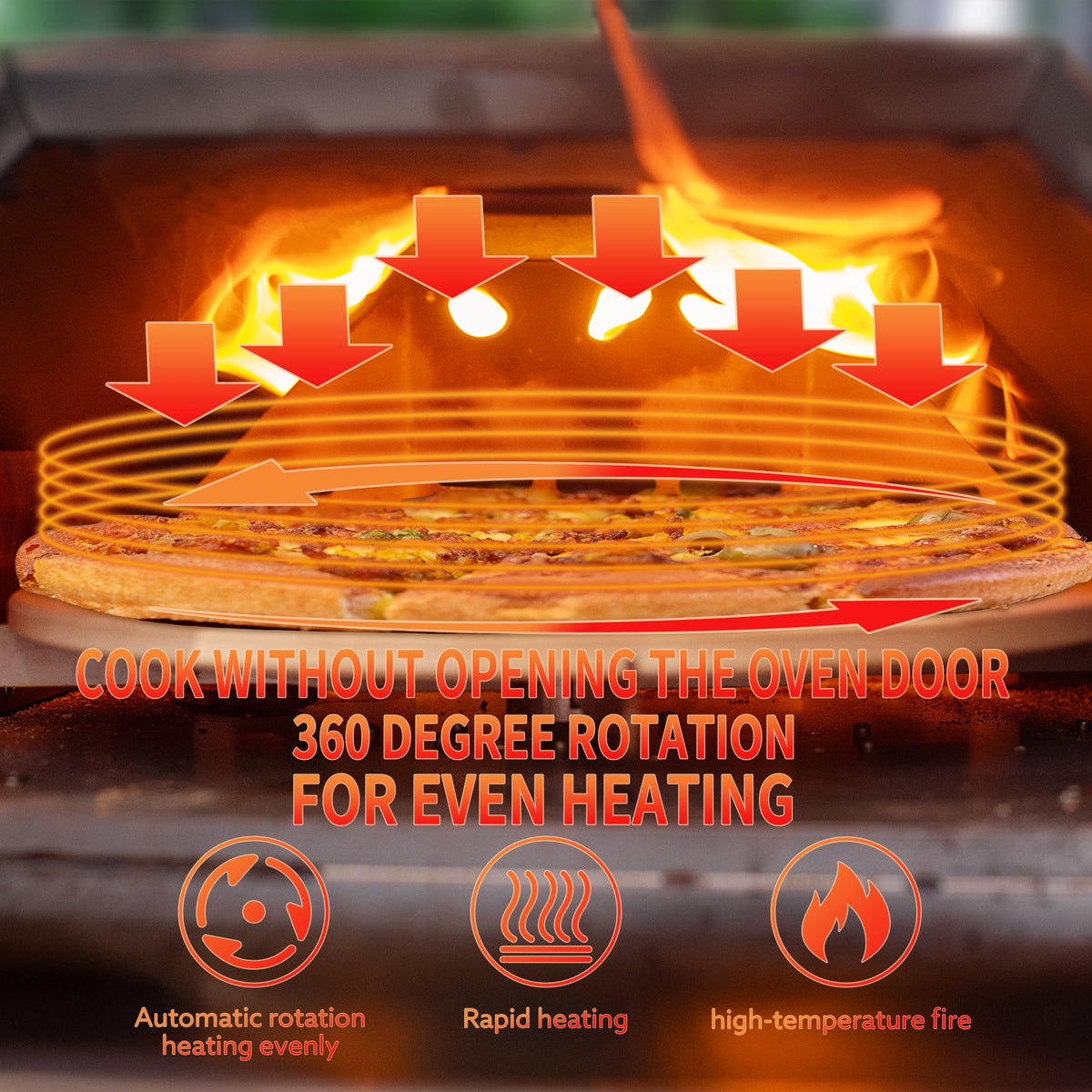12" Stainless Steel Pizza Outdoor Oven
