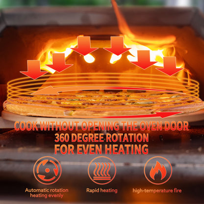 12" Stainless Steel Pizza Outdoor Oven