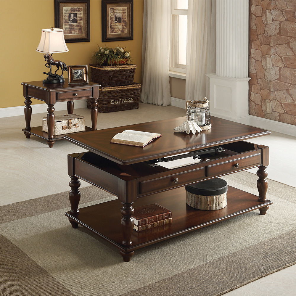 Walnut End Table