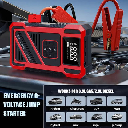 2-in-1 Tire Inflator And Jump Starter