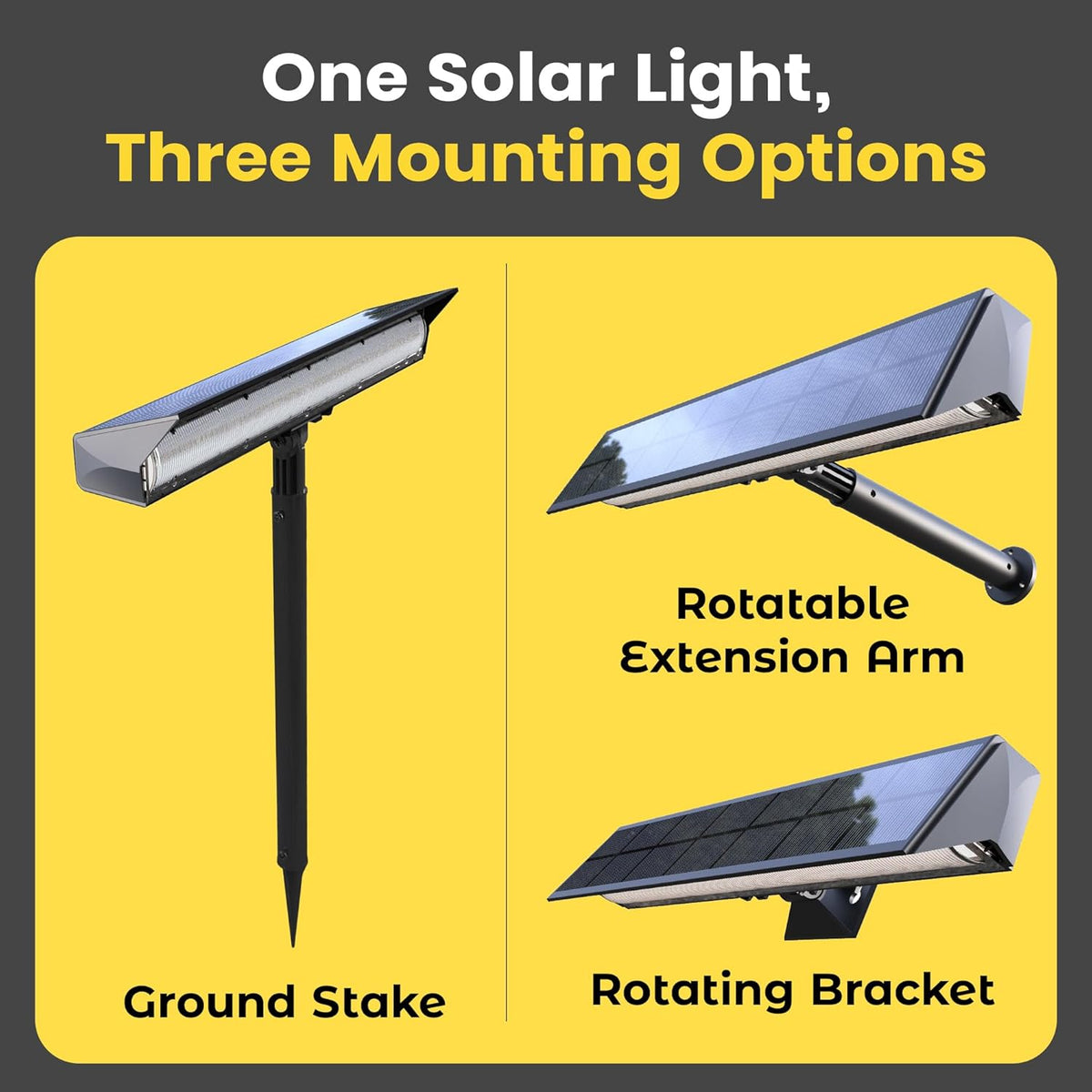 13" Solar Sign Light Flood Lights
