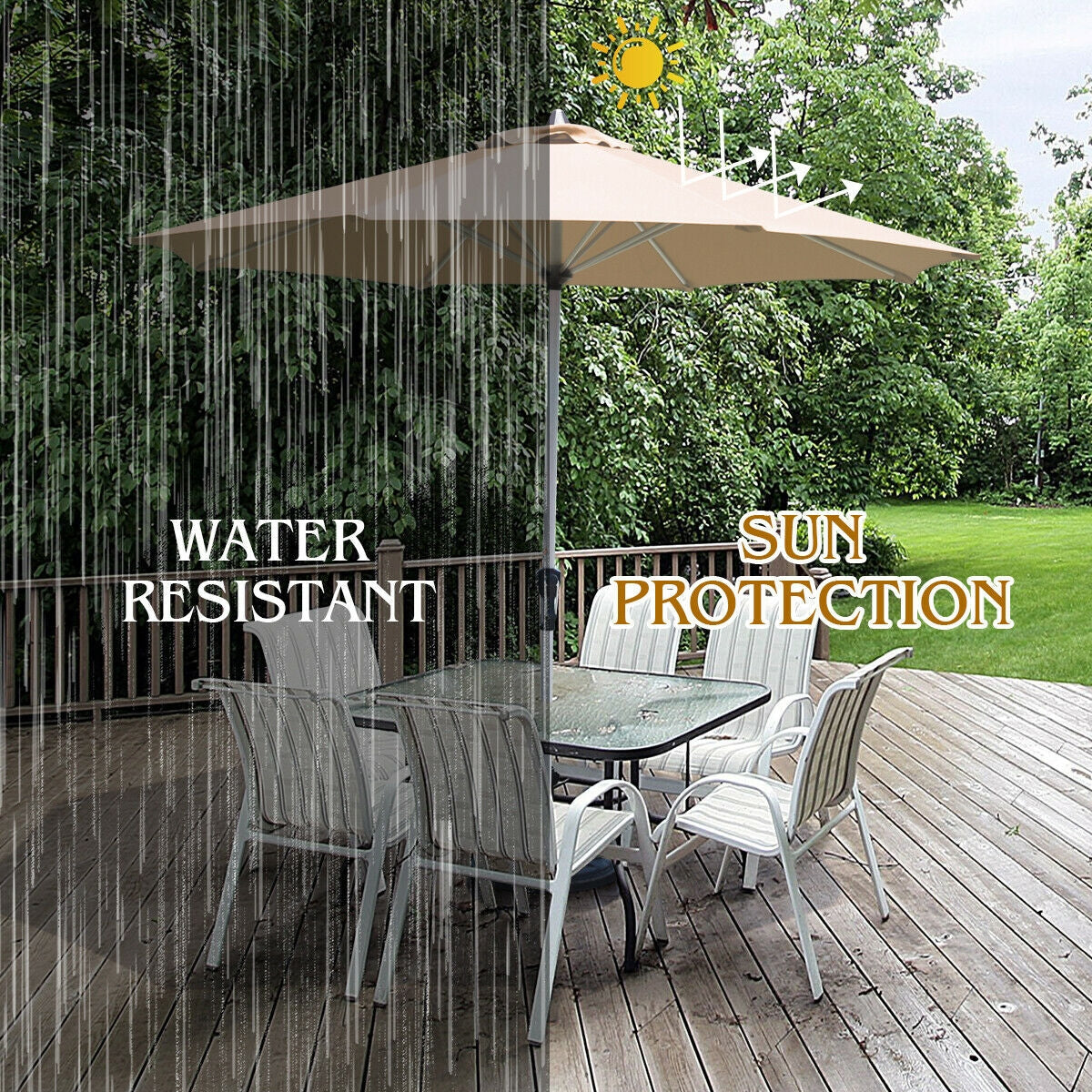 9' Outdoor Patio Umbrella