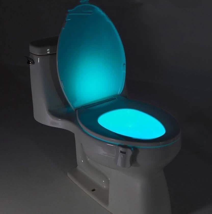 8-Color Bathroom Toilet Light