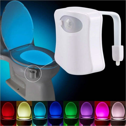 8-Color Bathroom Toilet Light