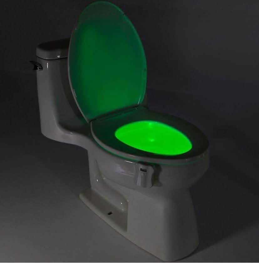 8-Color Bathroom Toilet Light