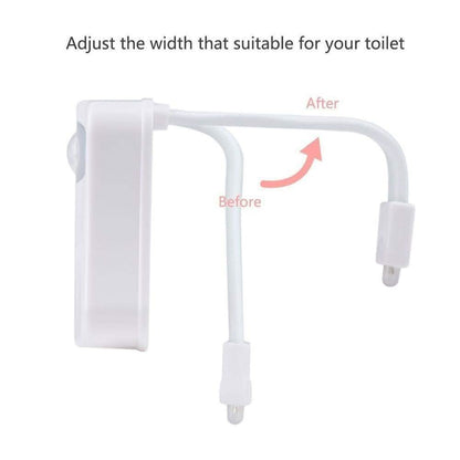 8-Color Bathroom Toilet Light