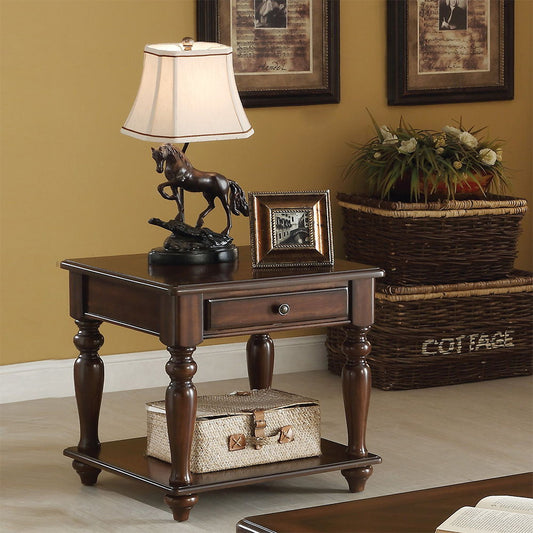 Walnut End Table