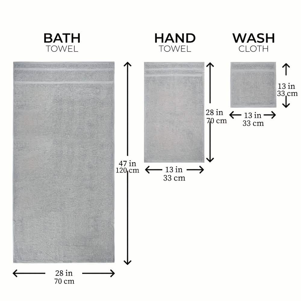10–32 Piece Cotton Bath Towel Set