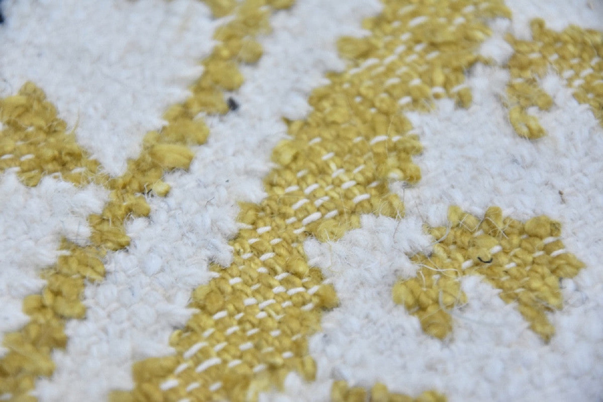 Black Wool And Silk Handmade Rug
