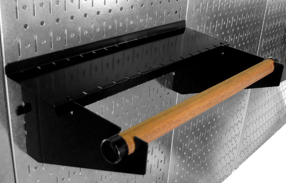Pro-Grade Galvanized Pegboard Organizer