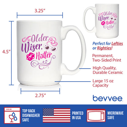 Older Wiser Hotter Coffee Mug