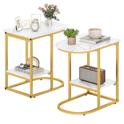C-Shaped Side Table