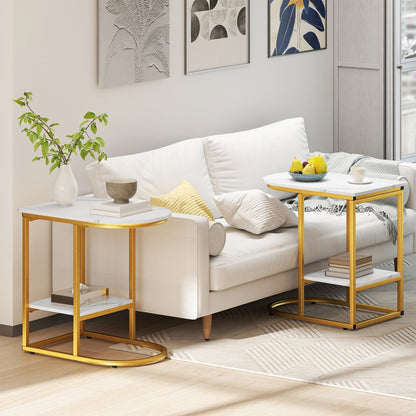 C-Shaped Side Table