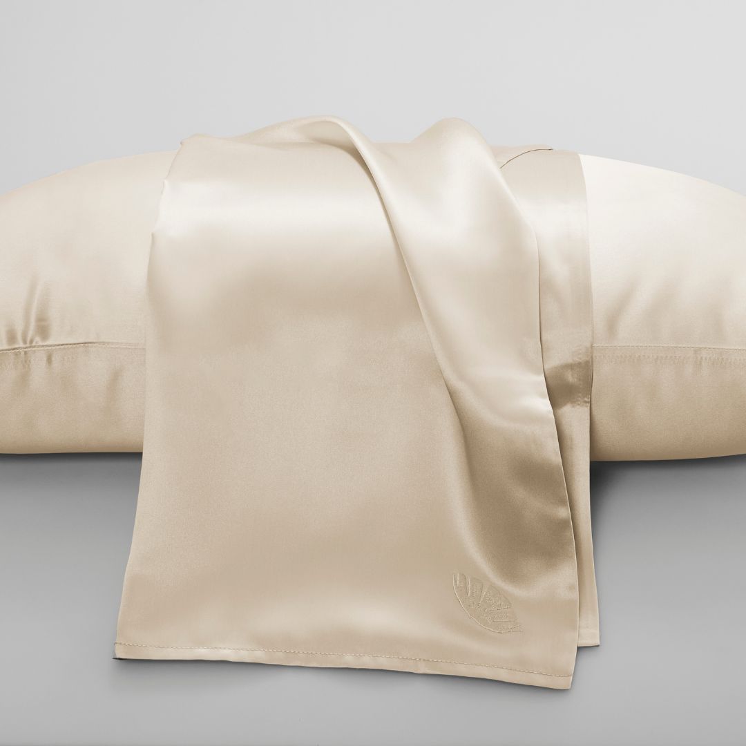 Mulberry Silk Pillowcase With Embroidery