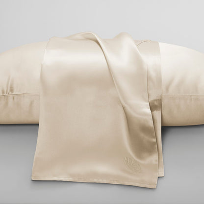 Mulberry Silk Pillowcase With Embroidery