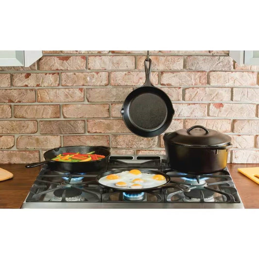 5-Piece Cast Iron Cookware Set With Dutch Oven
