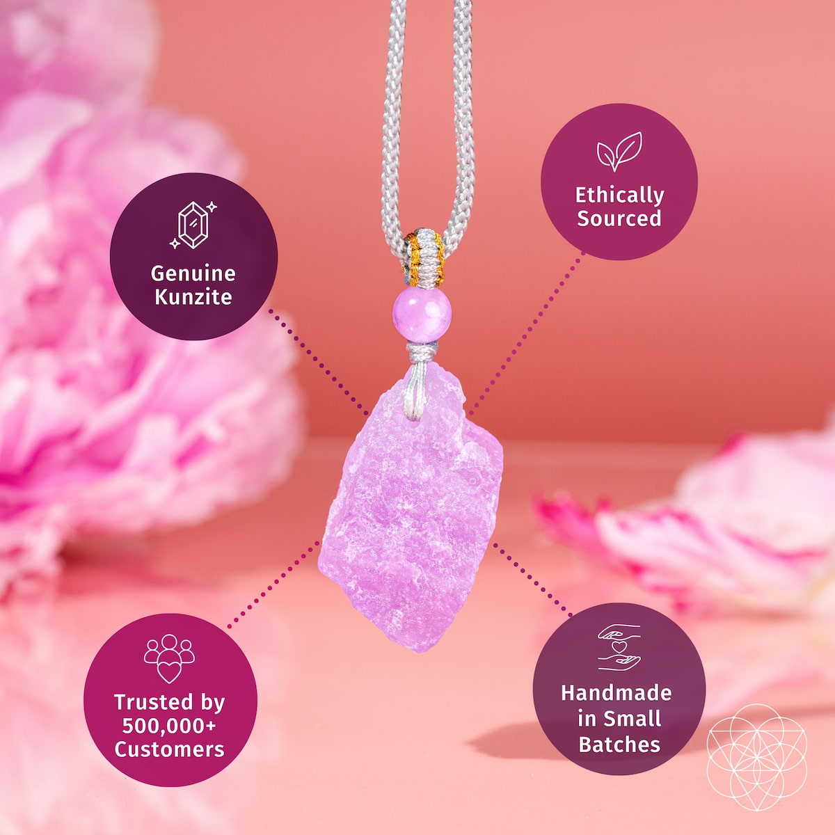 The Pink Kunzite Pendant