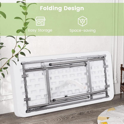 Folding Ice Table With Drain Portable Table