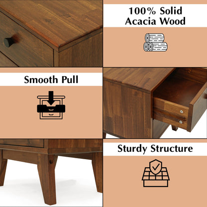 Solid Wood Nightstand