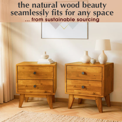 Solid Wood Nightstand