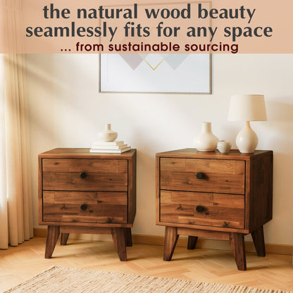 Solid Wood Nightstand