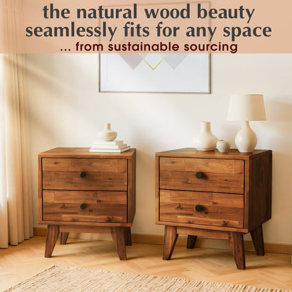 Solid Wood Nightstand