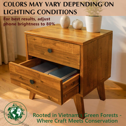 Solid Wood Nightstand