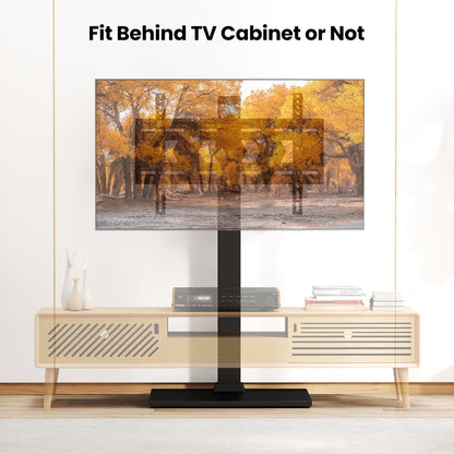Adjustable TV Stand With Shelf for 32-70 Inch TVs