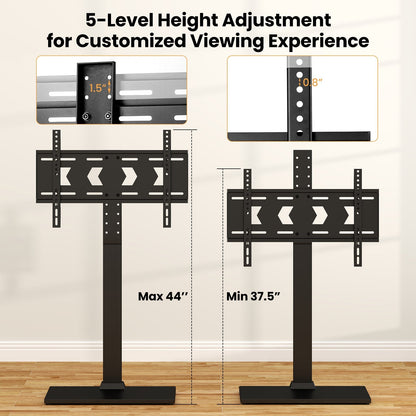 Adjustable TV Stand With Shelf for 32-70 Inch TVs