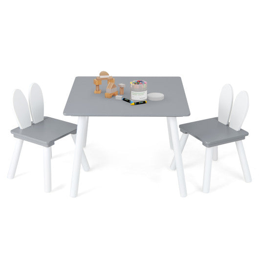 3 Pieces Kids Table And Chairs Set
