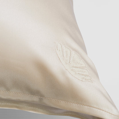 Mulberry Silk Pillowcase With Embroidery