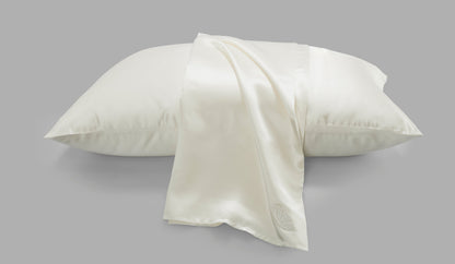 Mulberry Silk Pillowcase With Embroidery