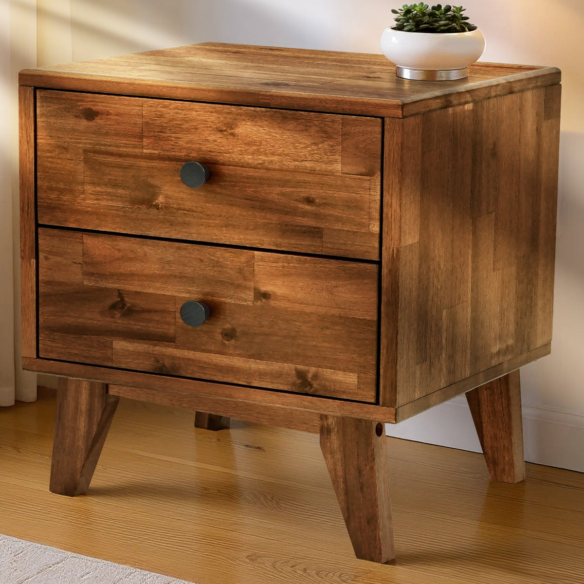 Solid Wood Nightstand