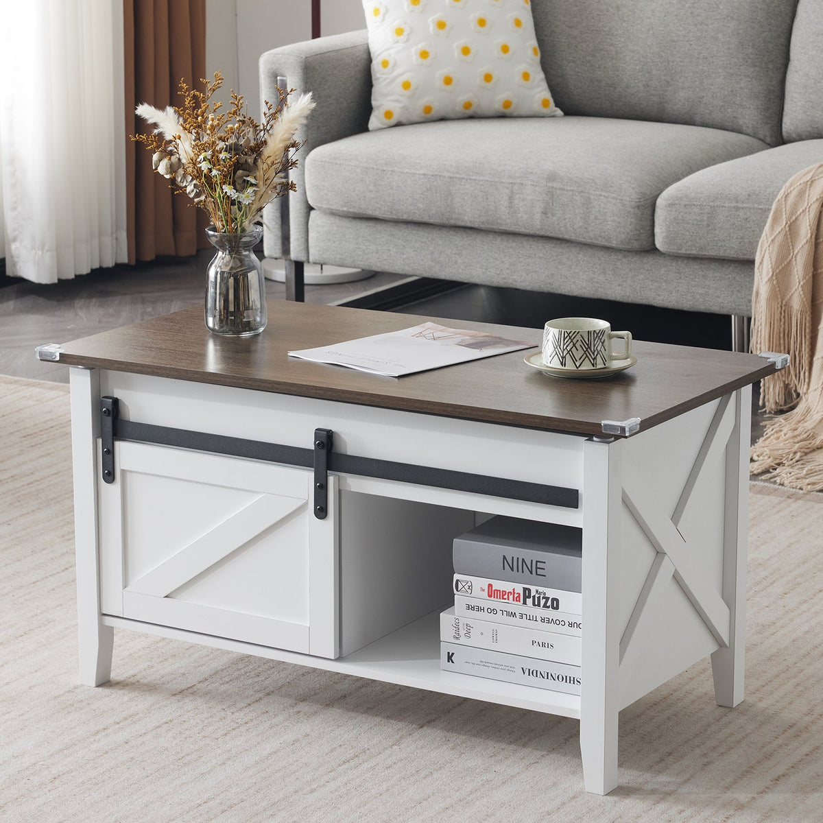 Farmhouse Charm Meets Smart Storage!