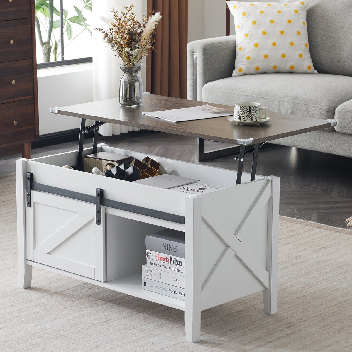 Farmhouse Charm Meets Smart Storage!