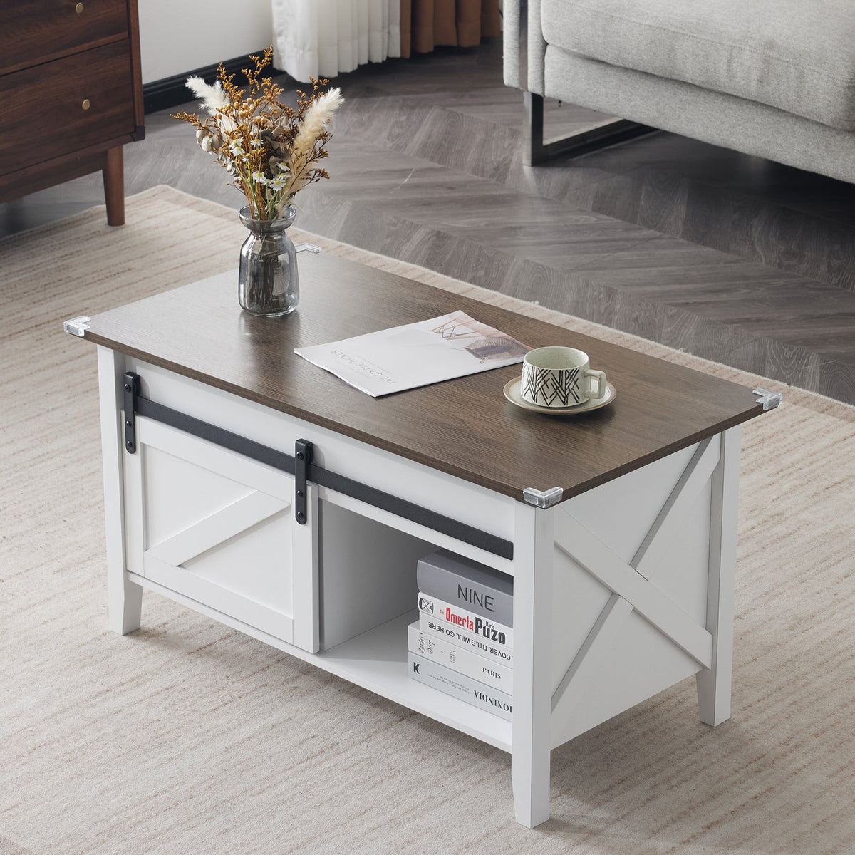 Farmhouse Charm Meets Smart Storage!